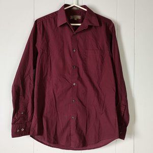 Protocol Burgandy Dress Shirt